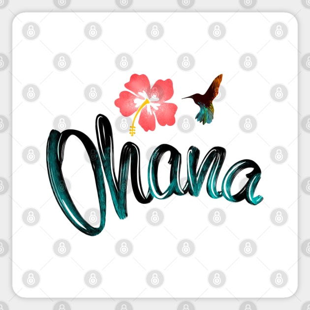 Ohana 1 Sticker by Miruna Mares